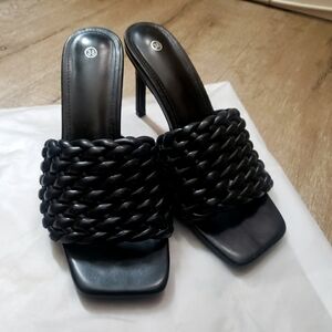 Kenn Chris Braided heeled Sandals